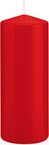 thumbnail of Stumpenkerzen mit ASF Abbrandschutz Rot 150 x Ø 58 mm, 16 Stück