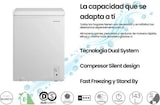 thumbnail of INFINITON Arcón Congelador CH-15H85BEH, 143 L, 85 cm, Ciclico, E, Blanco