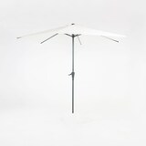 thumbnail of Guarda-sol de jardim redondo fixo, tecido 270 cm, alumínio, cor bege, 250 cm