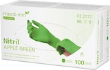 thumbnail of 100 `Medi-Inn® Classic` Handschuhe, Nitril puderfrei apfelgrün `Nitril Apple Green` Größe S