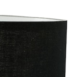 thumbnail of Licht-Erlebnisse Lampenschirm BASIC Schwarz Stoff blendarm Klettverschluss Ø25cm rund für E14 E27 Tischlampen Stehleuchten, MI191-20-75