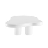 thumbnail of SalesFever Couchtisch | wolkenförmig | Tischplatte matt lackiert | Fiberglas | B 123 x T 89 x H 35 cm | weiß
