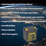 thumbnail of AGM BLEI AKKU BATTERIE 12V 4,5Ah + LADEGERÄT