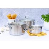 thumbnail of MÄSER Kochtopf 20 cm mit Glasdeckel, Edelstahl 18/10, Sanvito