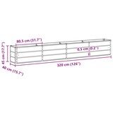 thumbnail of Helloshop26 - Vaso multifuncional moderno de design 320 x 40 x 45 cm em aço marfim 02_0059143