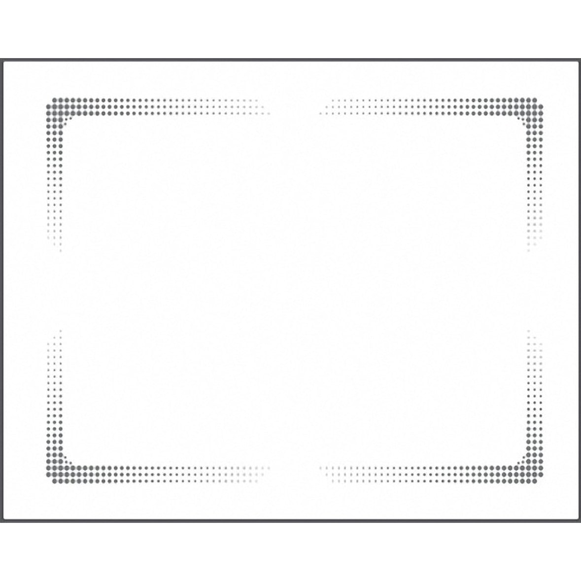 200x Tischset Platzset aus Papier 30 x 40 cm weiß