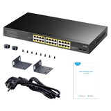 thumbnail of CUDY GS1028PS2 24-Port Gigabit PoE+ Switch 2 SFP Ports 300W