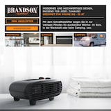 thumbnail of Brandson Heizlüfter 2000W, 2 Leistungsstufen, Thermostat, energiesparend, leise, Überhitzungsschutz, automatische Abschaltung, Grau