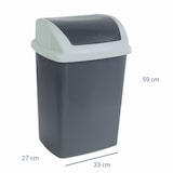 thumbnail of Abfalleimer MAULswing 24 L, Schwingdeckel, Kunststoff