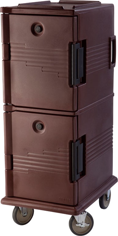 CAMBRO - UPC800-131 - Carro isotérmico GN de compartimento duplo - Serie Camcart® - (52 x 69 x 137 cm) - Castanho