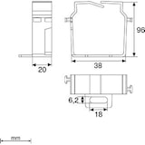 thumbnail of 24 Stk. Unex Drahthalteklammer lgr 40894-4