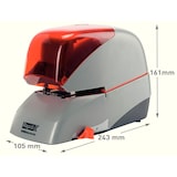 thumbnail of Grapadora Rapid mod. 5080E, plata/naranja