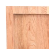 thumbnail of vidaXL Wandregal Hellbraun 60x40x(2-4) cm Massivholz Eiche Behandelt