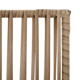 thumbnail of Décoshop26 - Paravent séparateur de pièce cloison 4 panneaux en résine tressée beige et acier DEC030830