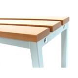 thumbnail of Garderobenbank mit Haken 1-seitig mit Schuhrost HxBxT 170x200x30cm Marke SZAGATO | Umkleidebank Umkleide Sitzbank Garderobe mit Sitzbank für Schulen