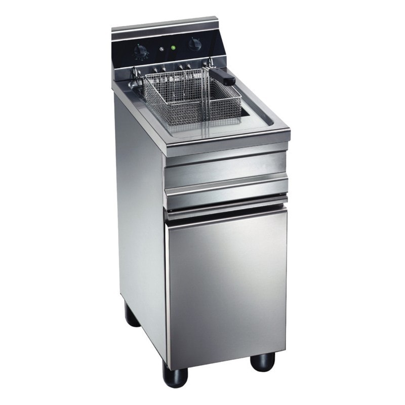 Friteuse électrique sur coffre - 1 bac 20 litres - 12 kW - Furnotel