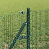 thumbnail of vidaXL Zaunpfosten Grün 10 x 0,4 m (19 x 19 mm Netz) Stahl und PVC