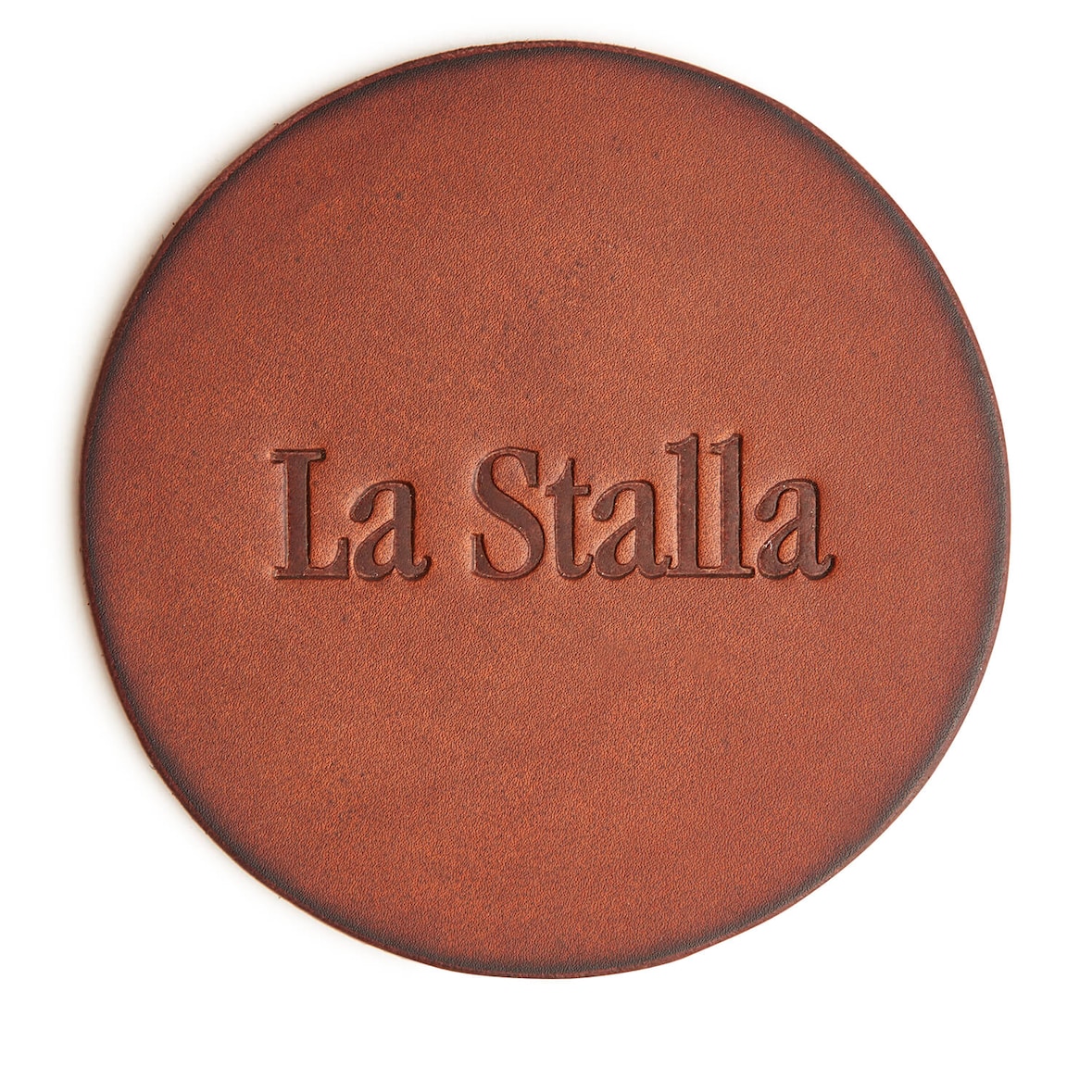 Served with Style - 111040 Camel - Onderzetter rond 10cm raw edge