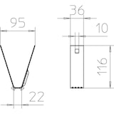 thumbnail of OBO Bettermann Trapezbefestigung TPB 100 FS 6357506