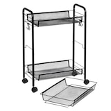 thumbnail of KESPER Küchenwagen, Metall, 44x26x63,5cm, schwarz, Metall