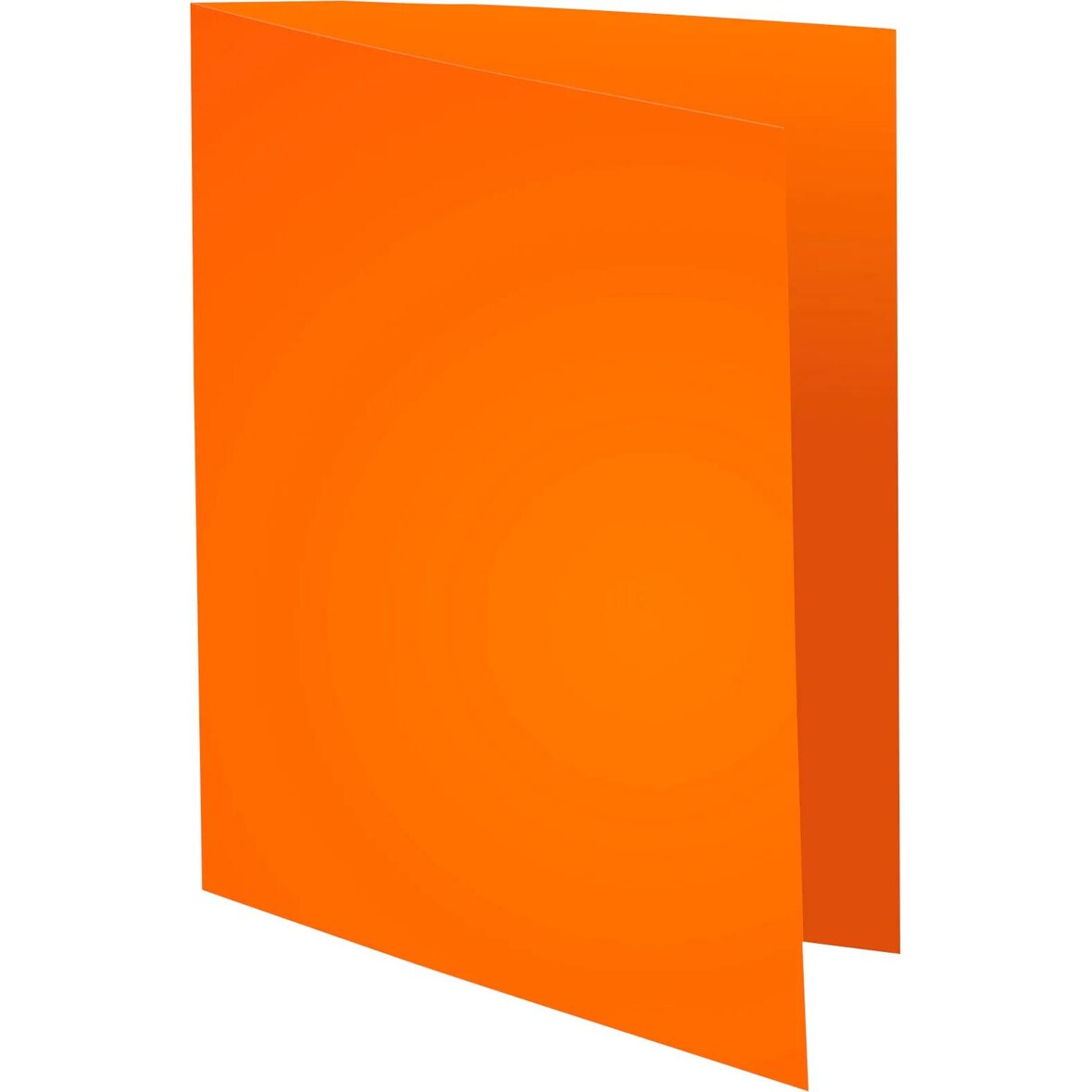 Exacompta  Cod. 421007E - Cartelle semplici con bordo più stretto Forever® 170 - F.to 24x32cm -  arancione  - 5 Confezioni da 100 pz.