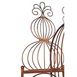 thumbnail of DanDiBo Rosenbogen mit Tür Tor aus Metall 120853 Rundbogen Antik Torbogen Gartentor Rankhilfe Schmiedeeisen