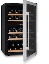 thumbnail of Les Petits Champs Weinkühlschrank 53 Flaschen CAVCD53, Kapazität 128L, 2 Temperaturzonen, Elegantes Design aus Edelstahl, Anti-UV, LED