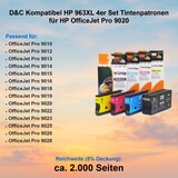 thumbnail of D&C Kompatibel HP 963XL 4er Set Tintenpatronen für HP OfficeJet Pro 9020