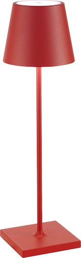 thumbnail of Poldina Pro wiederaufladbare kabellose LED-Tischleuchte, Touch-Dimmer, 2700-3000 K, IP65, Innen-/Außenbereich, H. 38 cm - Rot