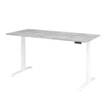 thumbnail of Hammerbacher-Sitz-Steh-Schreibtisch el.180x80cm Beton/Weiß-VXDKB19/M/W