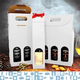 thumbnail of 25x Caixa de Cartão Branco 1 Garrafa de Vinho 8,5x8,5x39cm - Embalagem para Garrafas de Vinho para Presentes de Natal, Adegas de Vinho