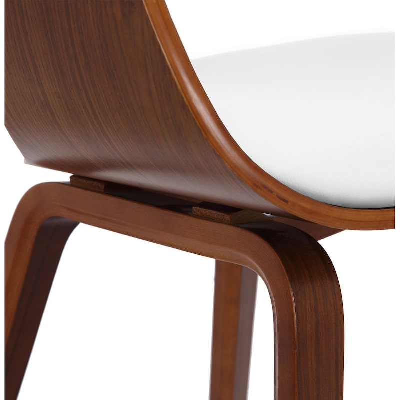 Set van 2 Kingston eetkamerstoelen Stof walnoot/bruin walnoot | 320725