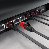 thumbnail of CSL Cat 6 Flachband LAN Kabel - mehrfach geschirmt - UTP Gigabit - 1000 Mbit/s - Patchkabel Flachkabel - Netzwerkkabel - 30m