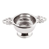 thumbnail of Teesieb Teefilter Assam mit Halter, schwerversilbert, Durchmesser 6 cm, Länge 11 cm, Höhe 4 cm