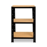thumbnail of shelfplaza BLACK 90x60x60 cm Schwerlastregal in schwarz mit 3 Böden und 175 kg Traglast pro Boden