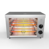 thumbnail of METRO Professional Doppio tostapane/forno, acciaio inox, 49,2 x 28 x 33,4 cm, 300 W, con due ripiani