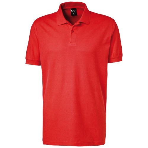 982 - Herren Poloshirt : rot 100% Baumwolle 180 g/m² 5XL