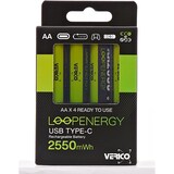 thumbnail of VERICO LoopEnergy Pro AA 3330 Wiederaufladbare USB-C Batterie AA 1,5V 3330mWh