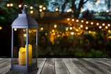 thumbnail of Oreste Luchetta Lampada decorativa NEWPORT 71 candela con lampada LED con effetto fiamma L.23,5 x P.23,5 x H.71 cm