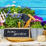 thumbnail of Relaxdays Zinktopf 5er Set, Kräutertopf für Küche, Balkon & Garten, verzinkter Blumeneimer aus Metall mit Henkel, silber