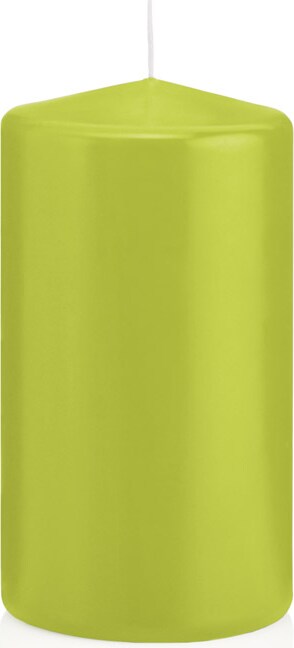 Wiedemann Kerzen Stumpenkerzen Apfelgrün Ø 68 x 130 mm, 12 Stück, 52 Brenndauer