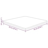 thumbnail of vidaXL Tafelblad vierkant 70x70x2,5cm behandeld eiken donkerbruin