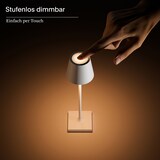 thumbnail of Akku-Tischleuchte Nuindie Pocket dimmbar LED IP54 USB-C tragbar 210mm tannengrün