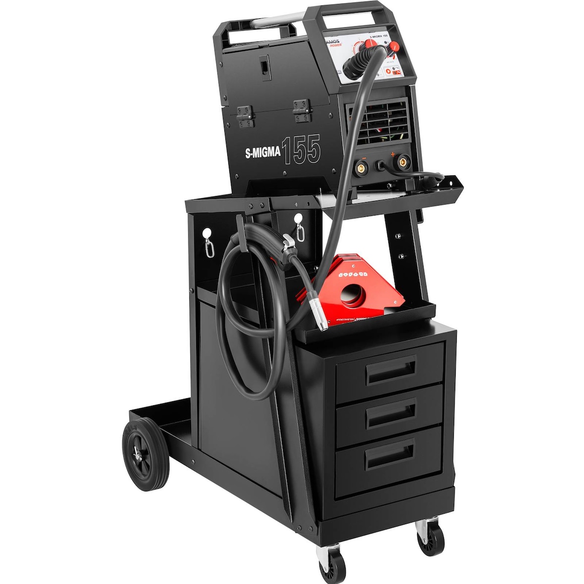 Stamos Welding Group Carrinho de soldadura com 3 gavetas - 75 kg