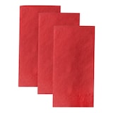 thumbnail of 1000x Zellstoff-Servietten 40 x 40 cm 3-lagig 1/8 Falz rot