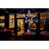 thumbnail of METRO Professional Stella decorativa, alluminio/pvc/rame, 53 x 2 x 54 cm, 72 LED, 9,2 W, bianco caldo/freddo