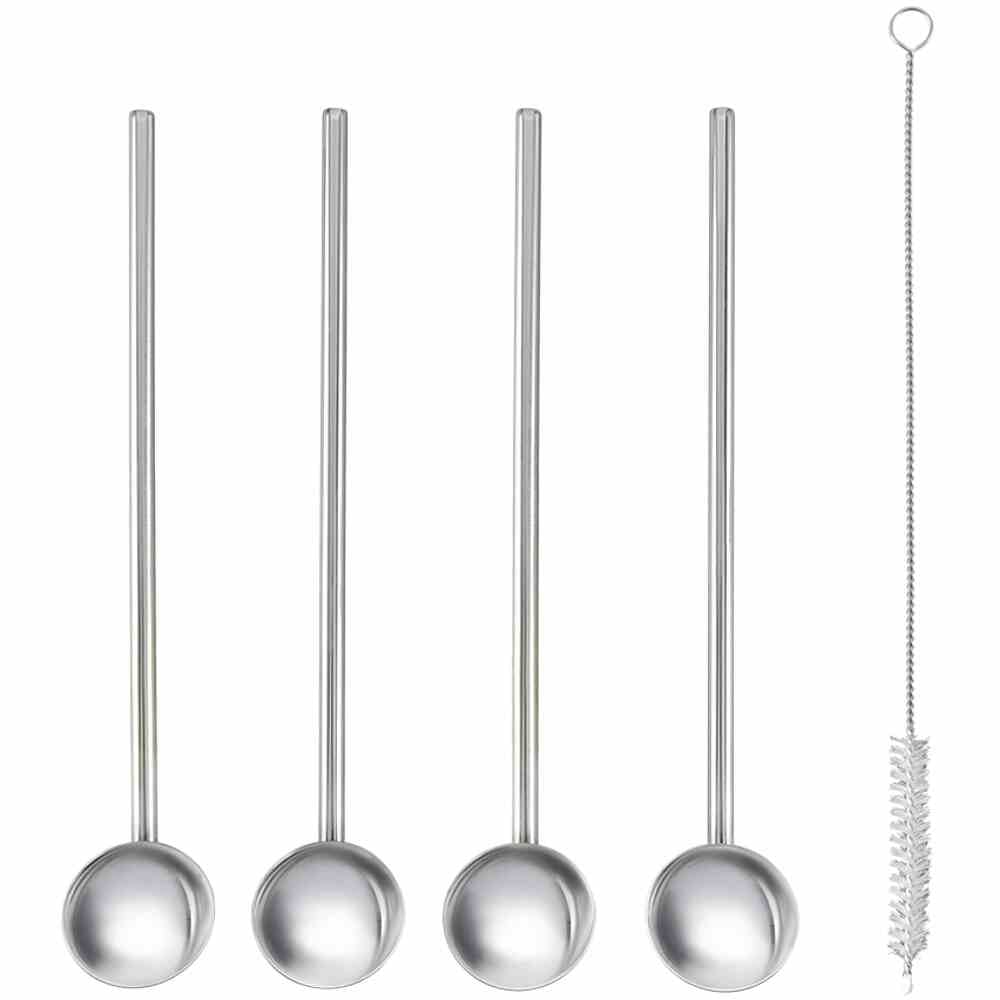 METALTEX   Cocktaillöffel Trinkhalm 4er-Set