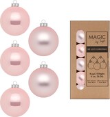 thumbnail of 36 Weihnachtskugeln 4cm Glas Christbaumkugeln Weihnachtsbaumkugeln klein rosa