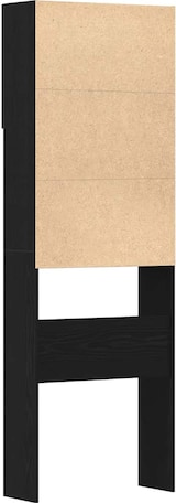 thumbnail of vidaXL Waschmaschinenschrank Schwarz Eichen-Optik 64x24x190 cm