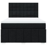 thumbnail of vidaXL Boxspringbett mit Matratze Schwarz 160x200 cm Stoff
